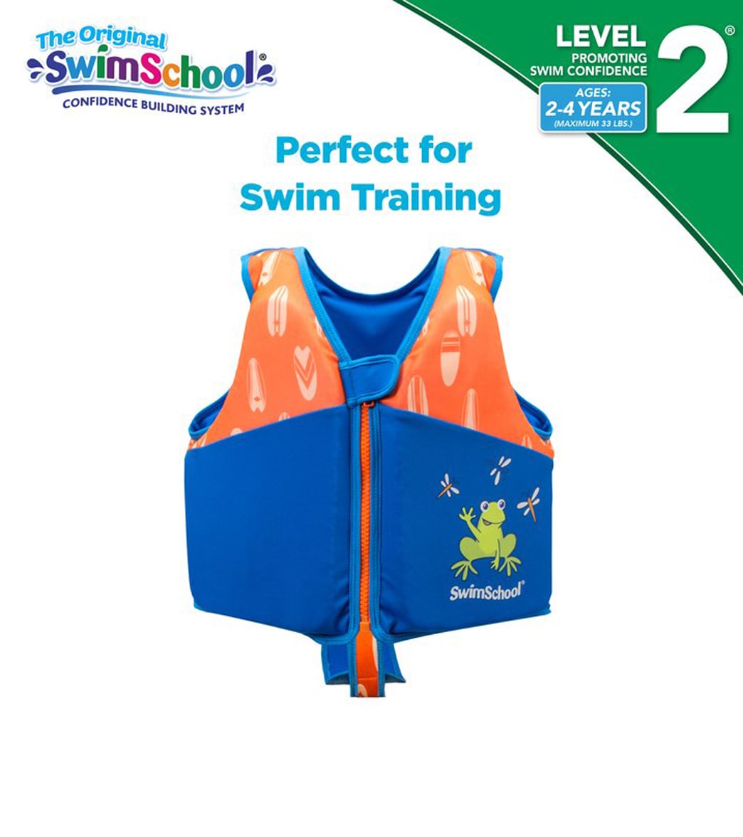 Aqua Leisure Kids' Printed Swim Vest With Safety Strap