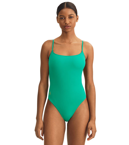 Polo Ralph Lauren Women's Signature Solids Kennedy One Piece Swimsuit