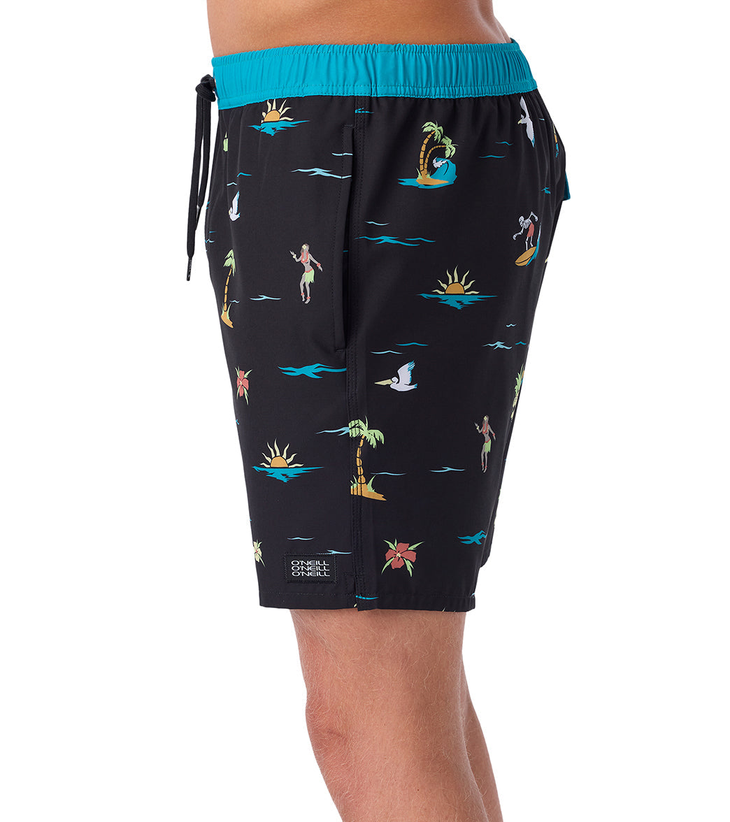 O'Neill Men's 17" Hermosa Swim Trunks