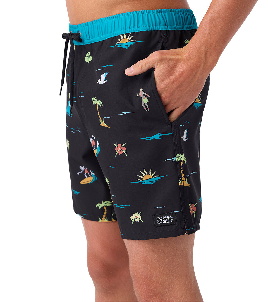 O'Neill Men's 17" Hermosa Swim Trunks