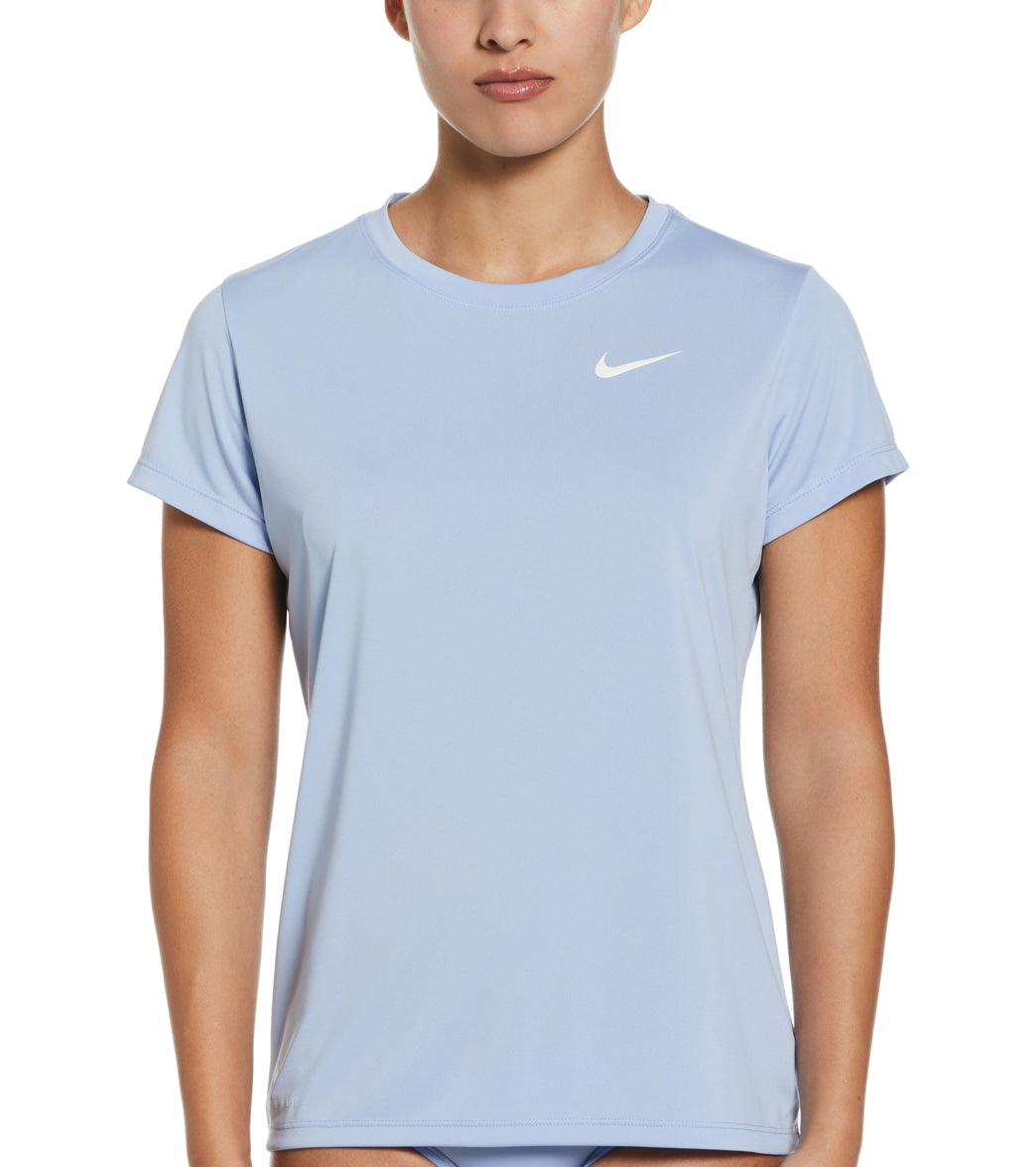 Nike Women's Essential Hydro Short Sleeve Swim  Shirt