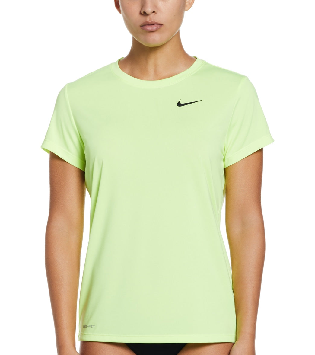 Nike Women's Essential Hydro Short Sleeve Swim  Shirt