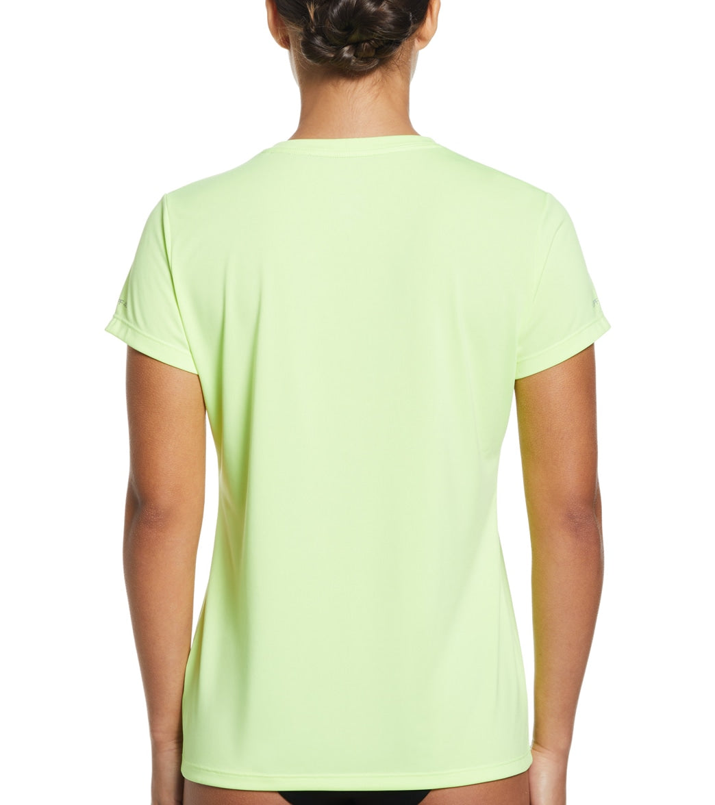 Nike Women's Essential Hydro Short Sleeve Swim  Shirt