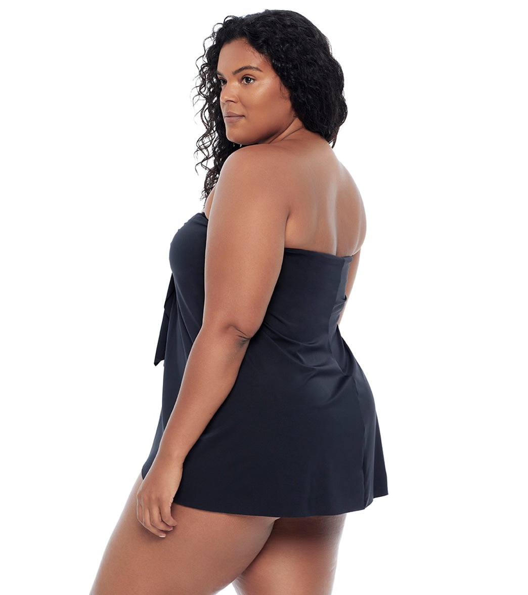 Lauren Ralph Lauren Women's Plus Size Beach Club Flyaway One Piece Swimsuit