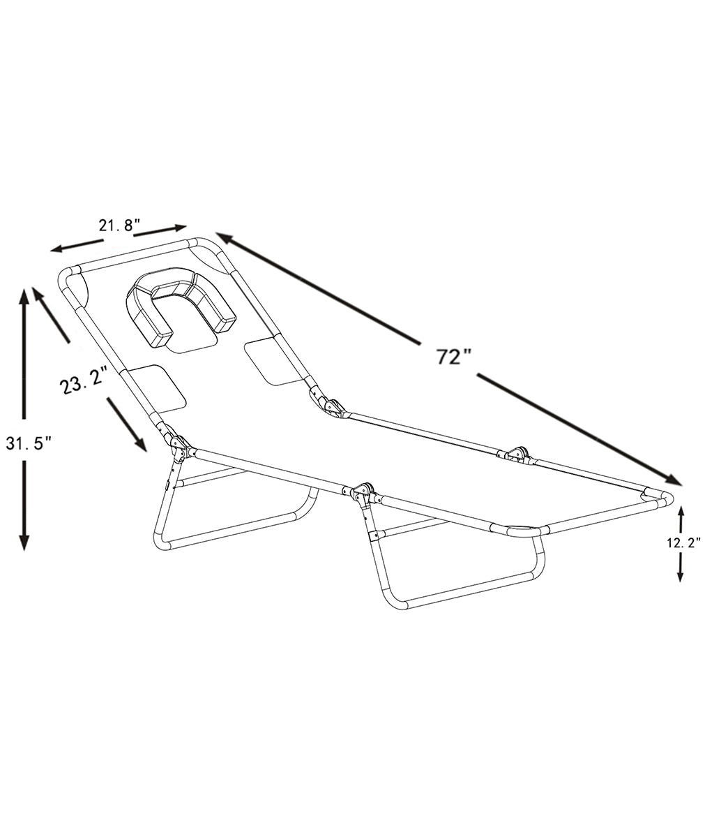 Ostrich Backpack Chaise Lounge