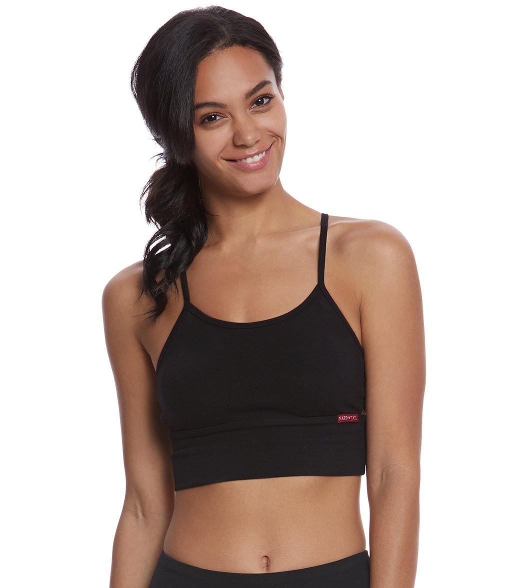 Hard Tail X Side Middy Yoga Sports Bra