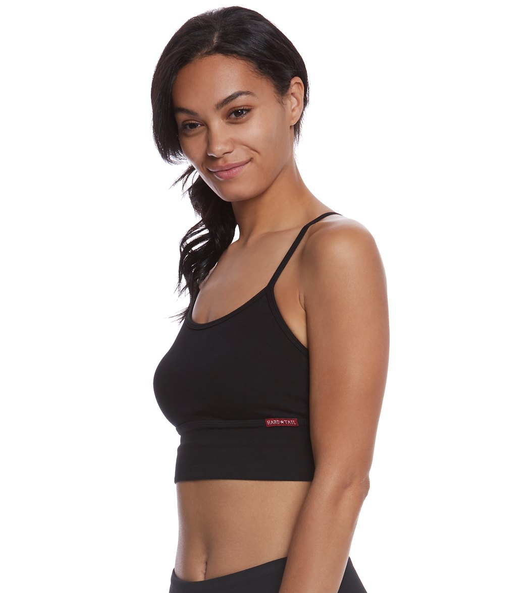 Hard Tail X Side Middy Yoga Sports Bra