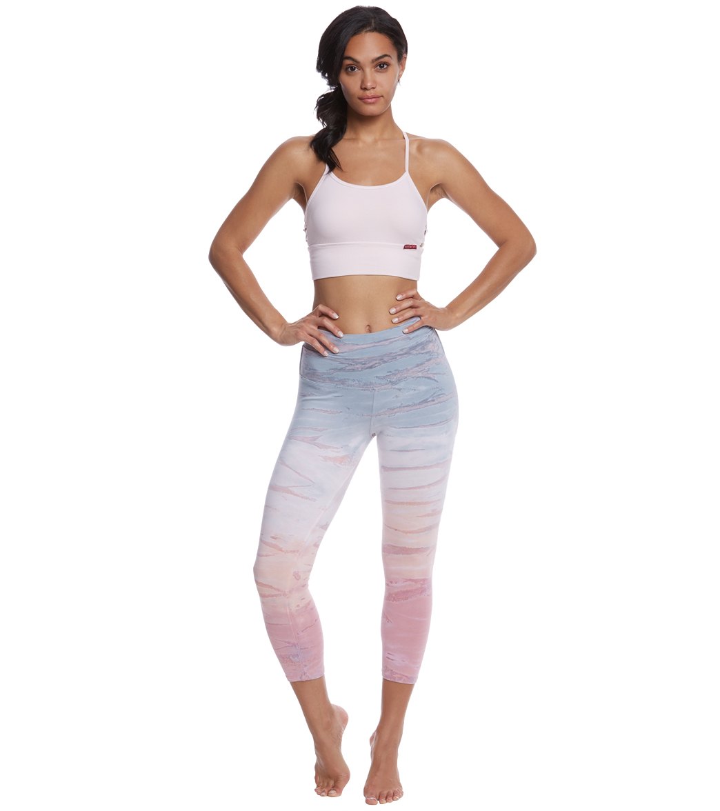 Hard Tail X Side Middy Yoga Sports Bra