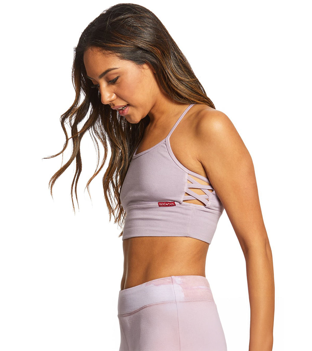 Hard Tail X Side Middy Yoga Sports Bra