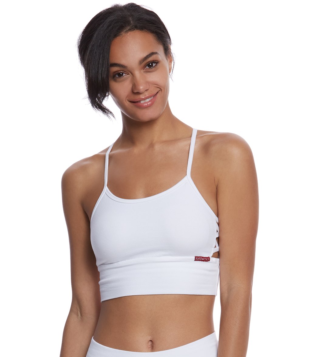 Hard Tail X Side Middy Yoga Sports Bra