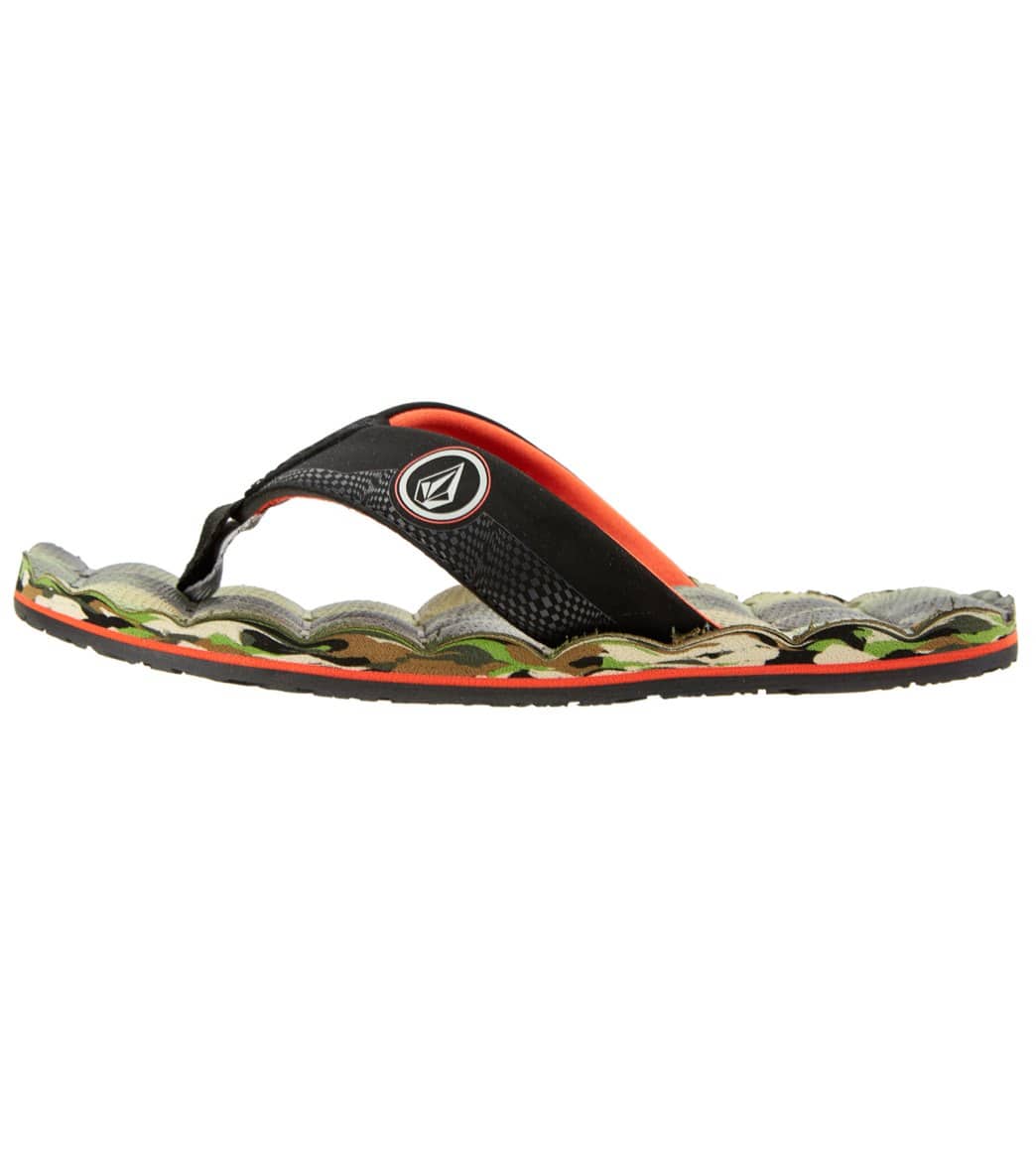 Volcom Boys' Recliner Flip Flop (Big Kid)