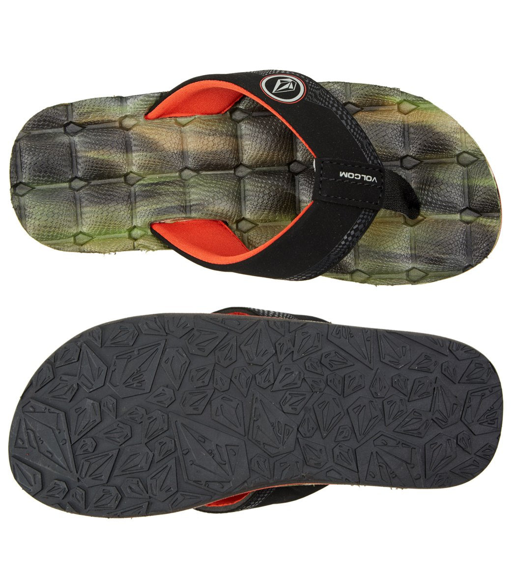 Volcom Boys' Recliner Flip Flop (Big Kid)