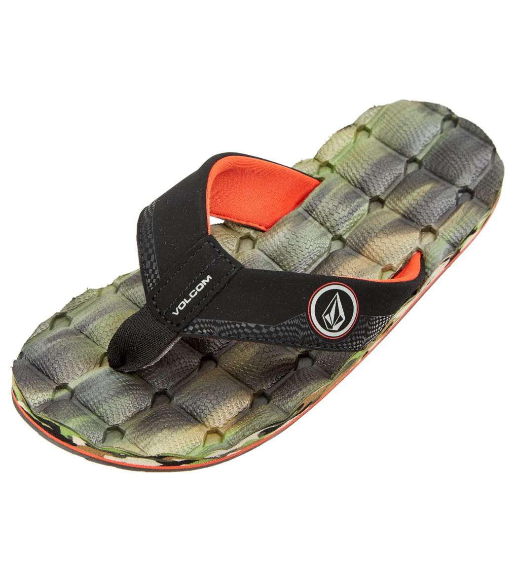 Volcom Boys' Recliner Flip Flop (Big Kid)