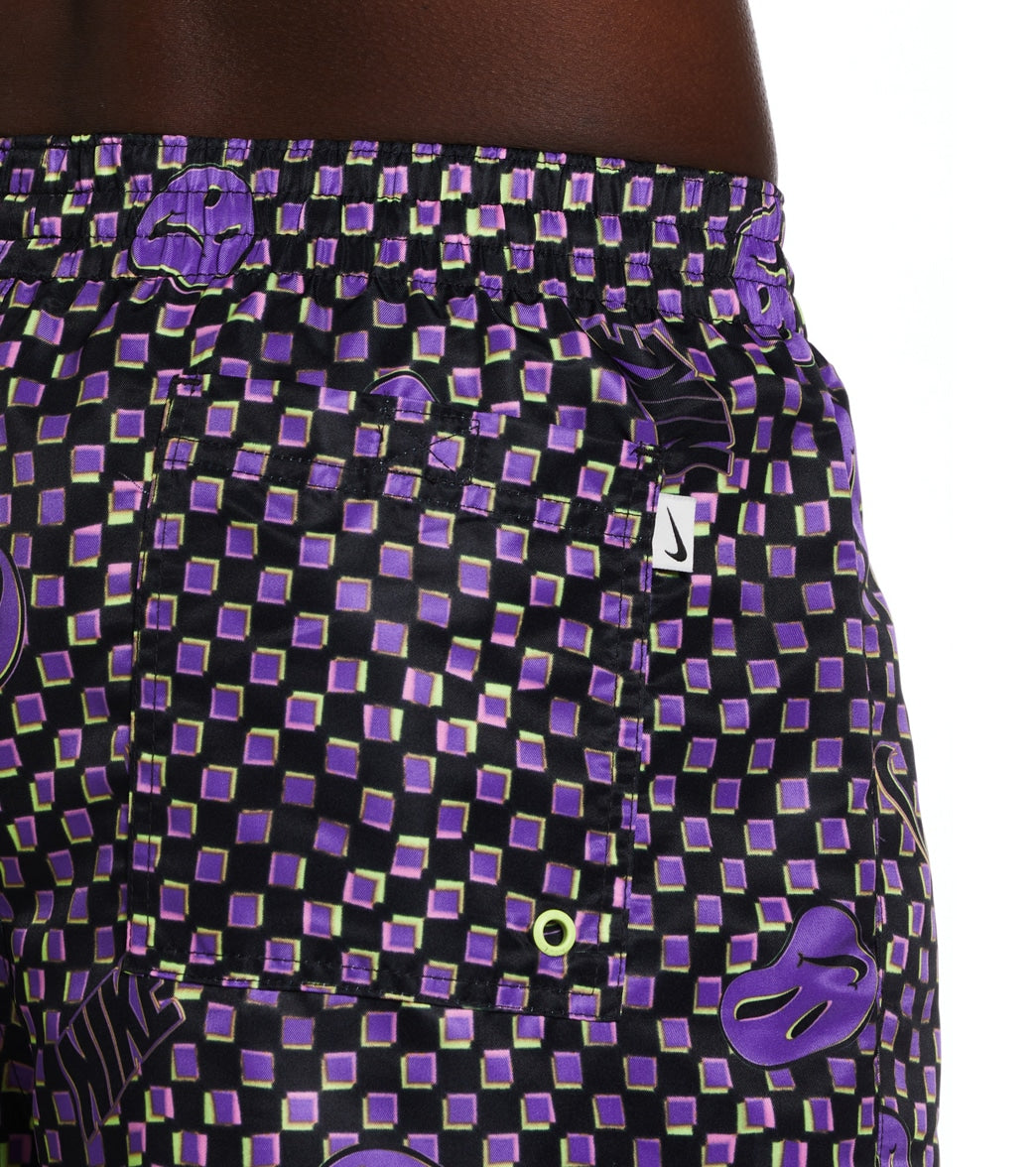 Nike Men's Smiles Check Swim Trunks