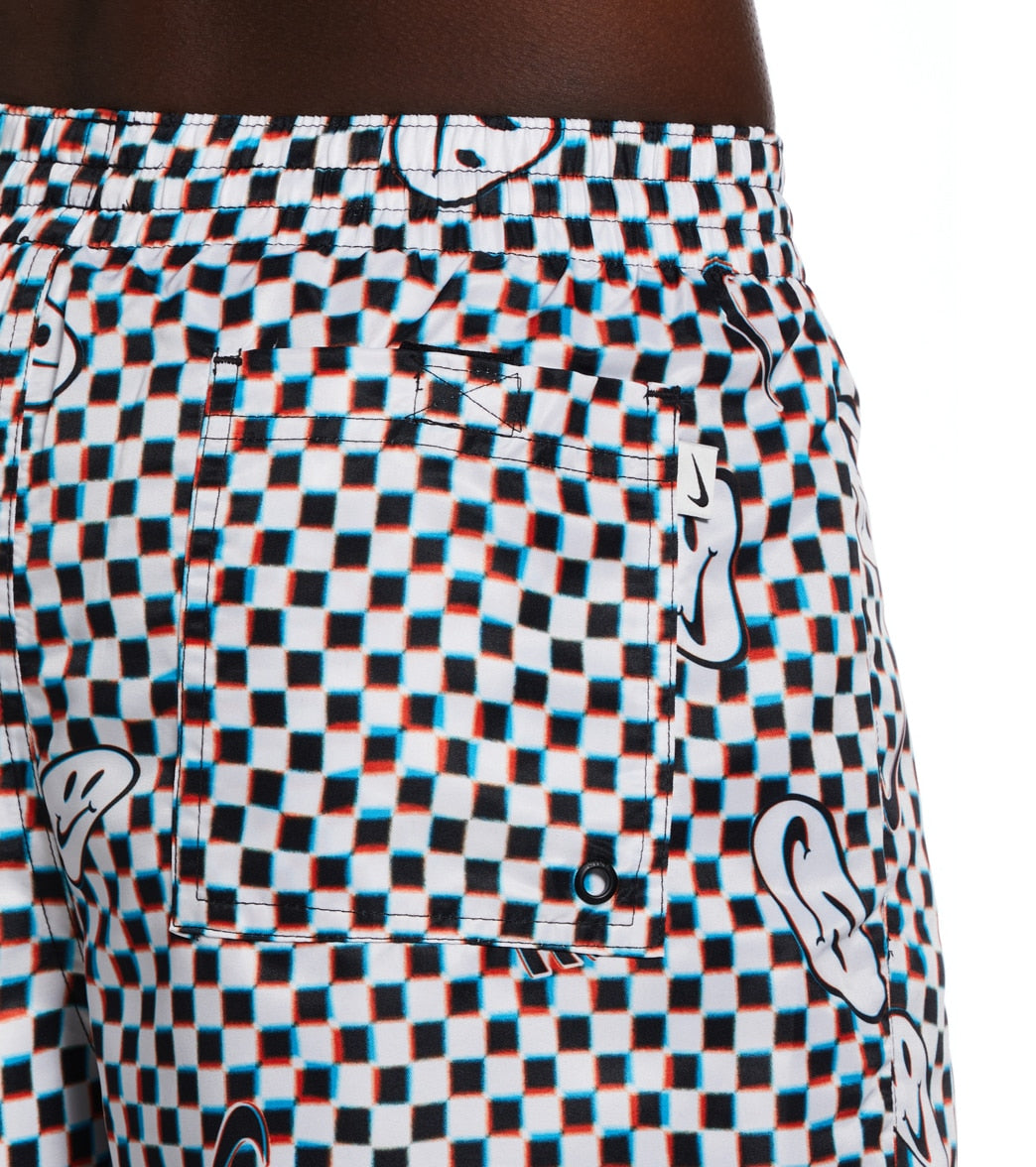Nike Men's Smiles Check Swim Trunks