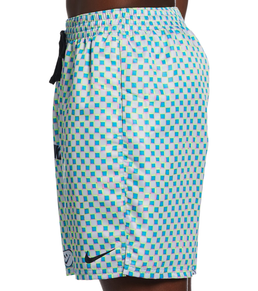 Nike Men's Smiles Check Swim Trunks