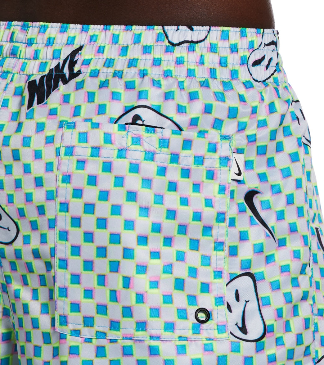 Nike Men's Smiles Check Swim Trunks