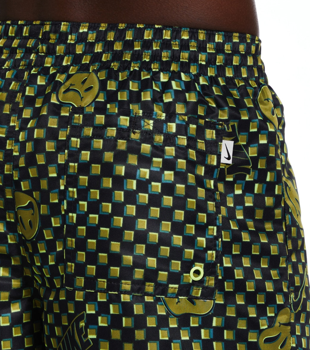 Nike Men's Smiles Check Swim Trunks