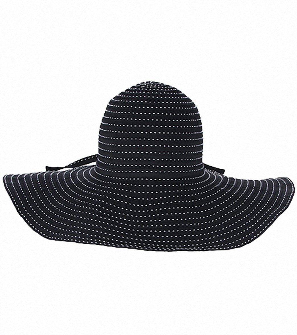 Sun N Sand Tuscany Ribbon W/ White Stitching Sun Hat