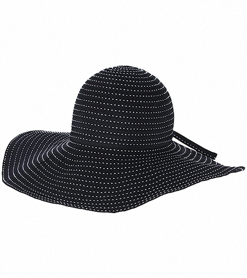 Sun N Sand Tuscany Ribbon W/ White Stitching Sun Hat