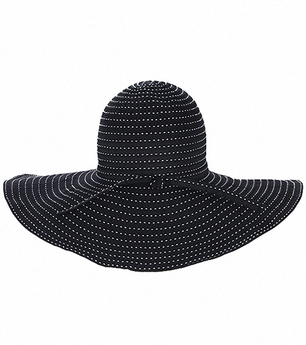 Sun N Sand Tuscany Ribbon W/ White Stitching Sun Hat