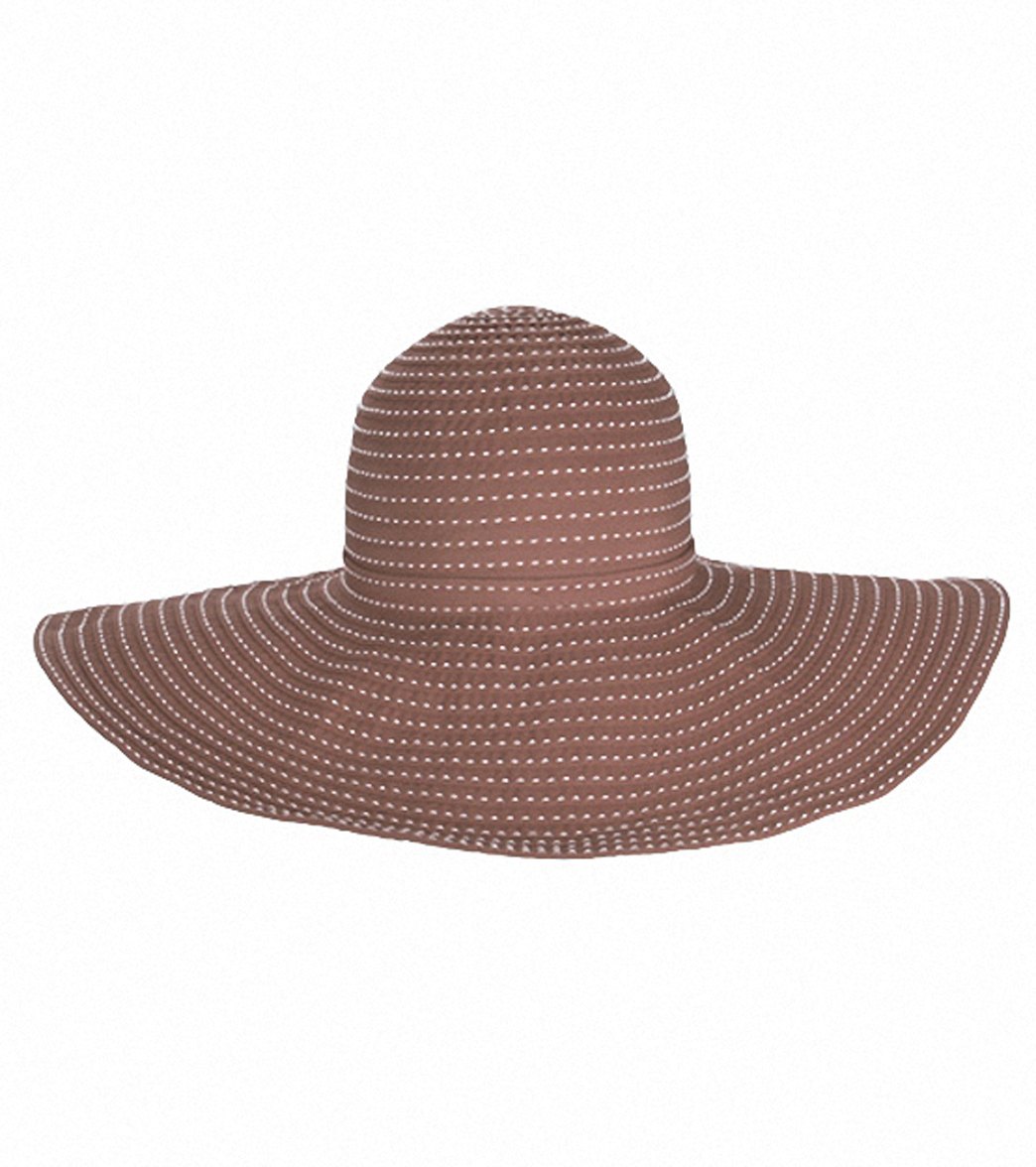Sun N Sand Tuscany Ribbon W/ White Stitching Sun Hat