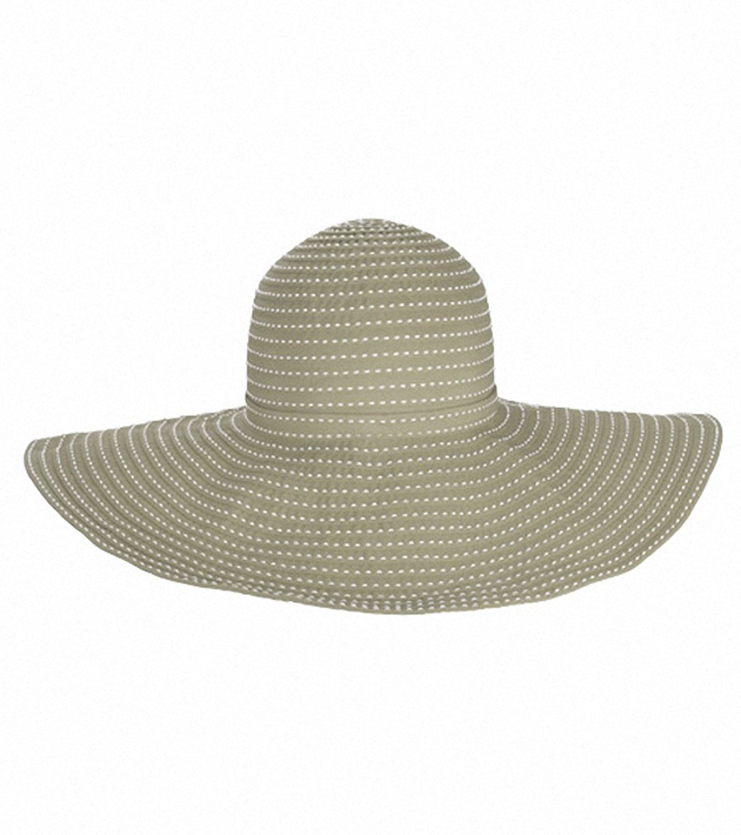 Sun N Sand Tuscany Ribbon W/ White Stitching Sun Hat