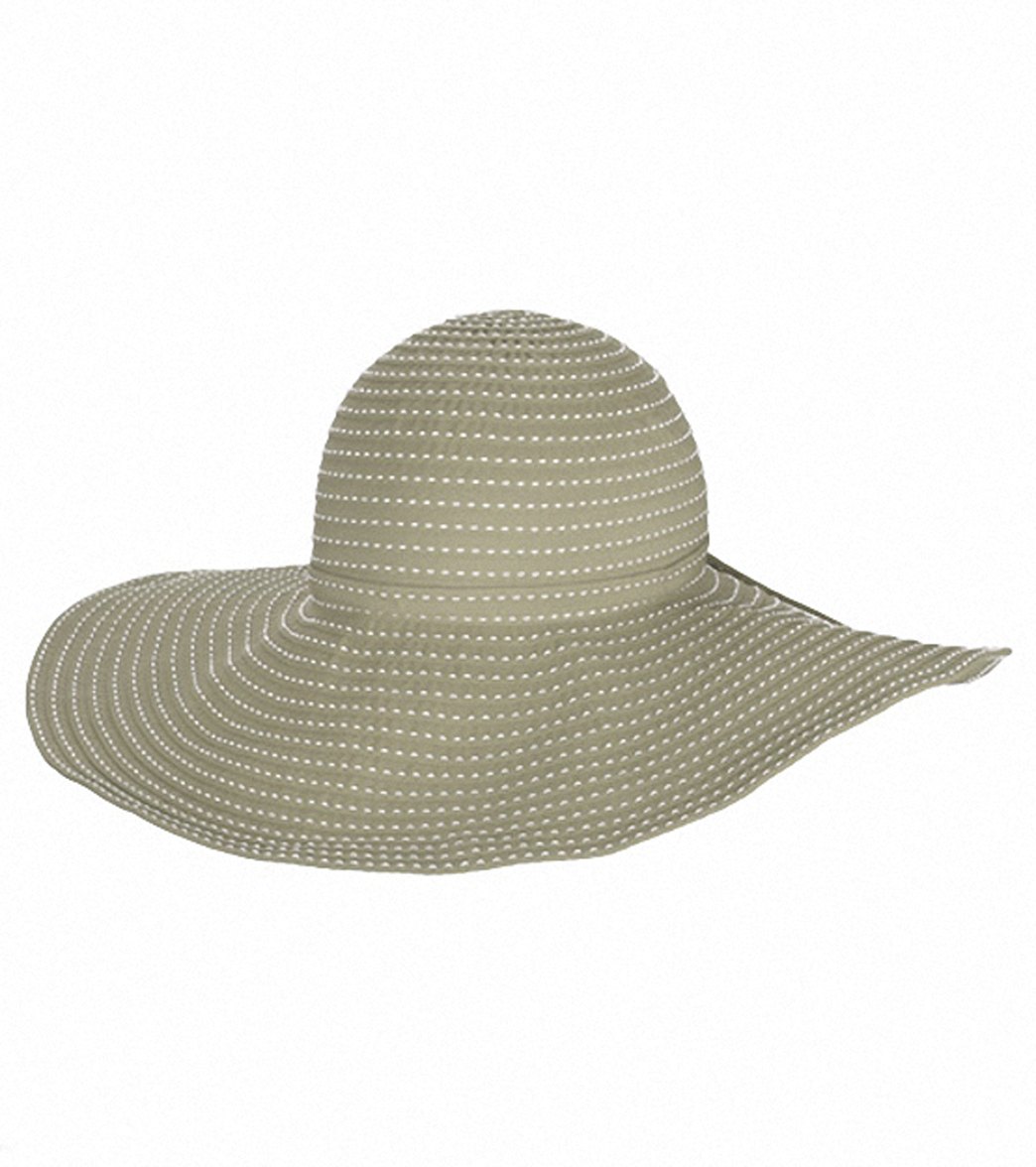 Sun N Sand Tuscany Ribbon W/ White Stitching Sun Hat