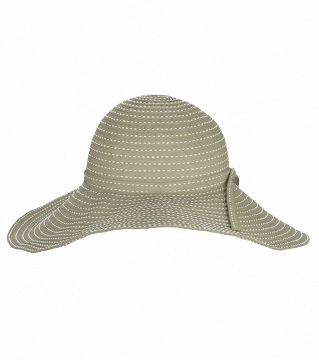 Sun N Sand Tuscany Ribbon W/ White Stitching Sun Hat