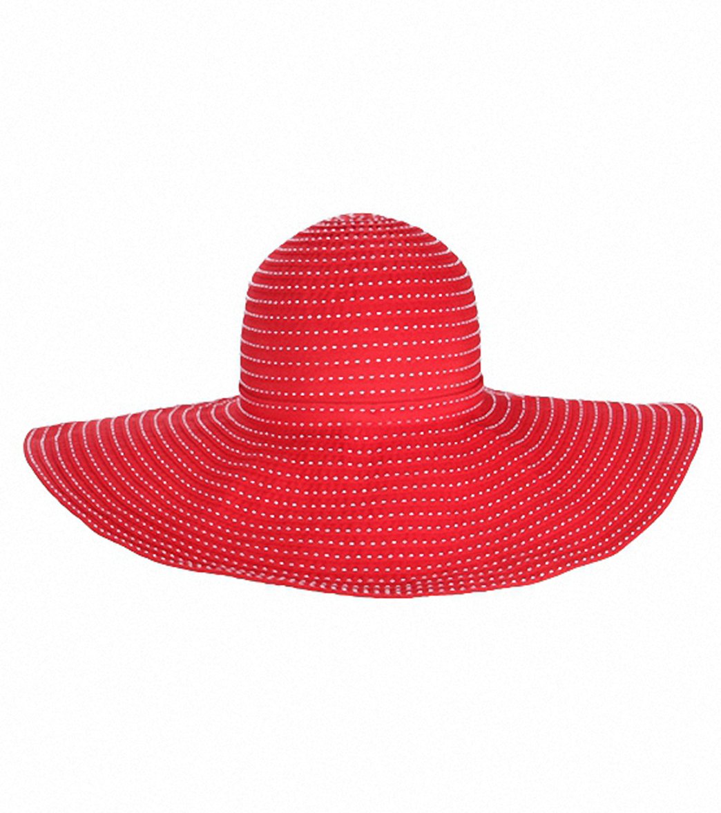 Sun N Sand Tuscany Ribbon W/ White Stitching Sun Hat