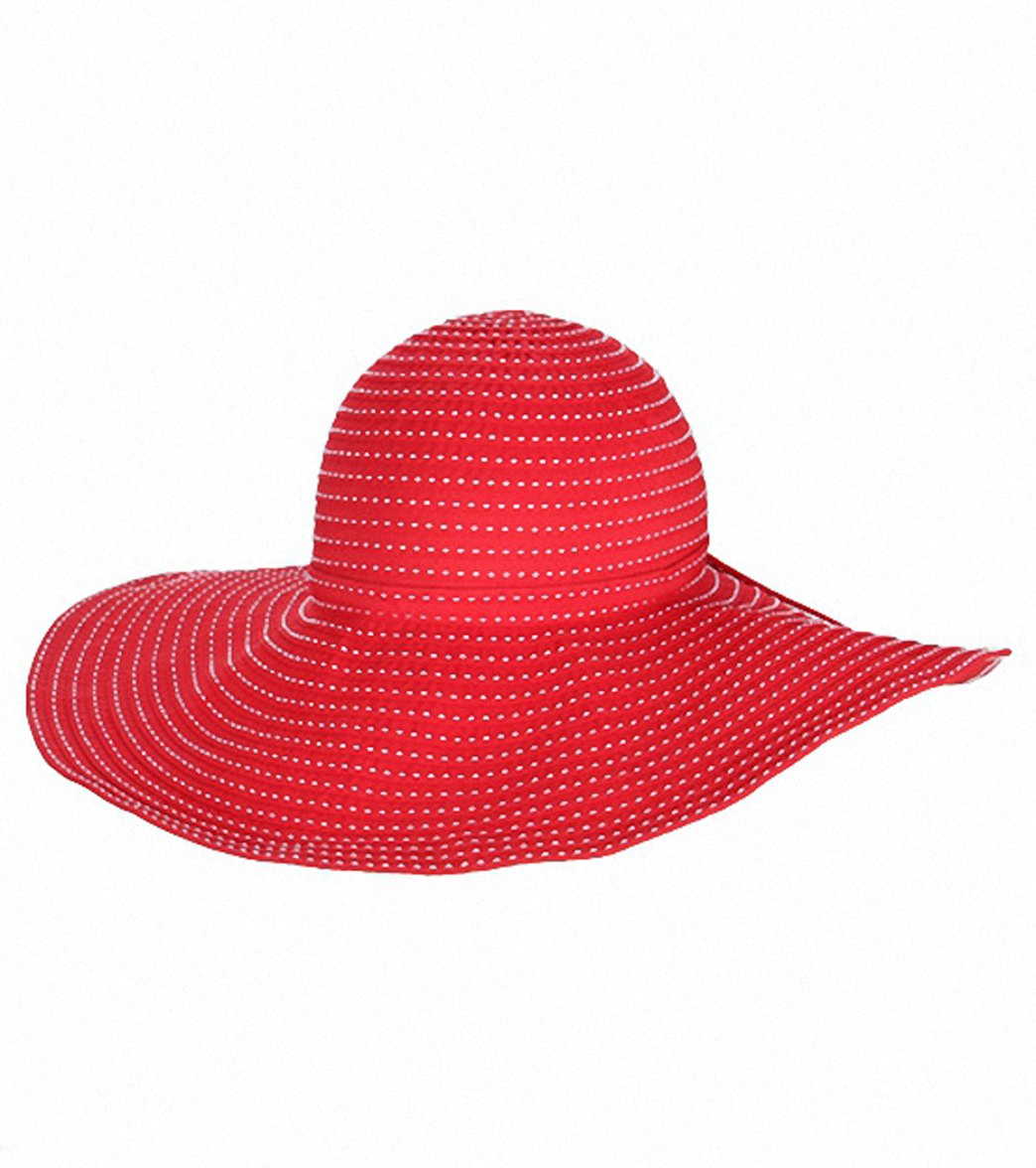 Sun N Sand Tuscany Ribbon W/ White Stitching Sun Hat