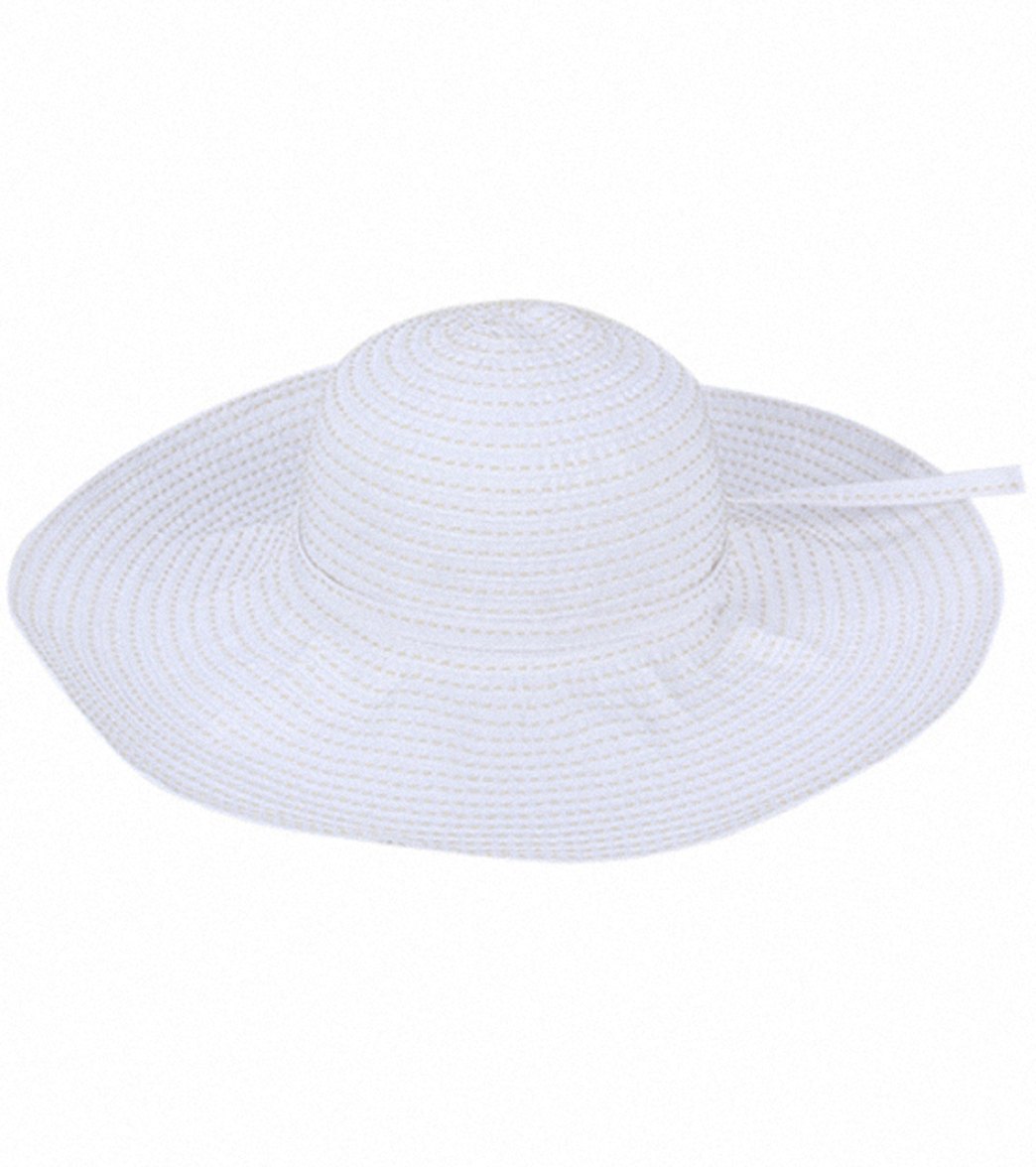 Sun N Sand Tuscany Ribbon W/ White Stitching Sun Hat
