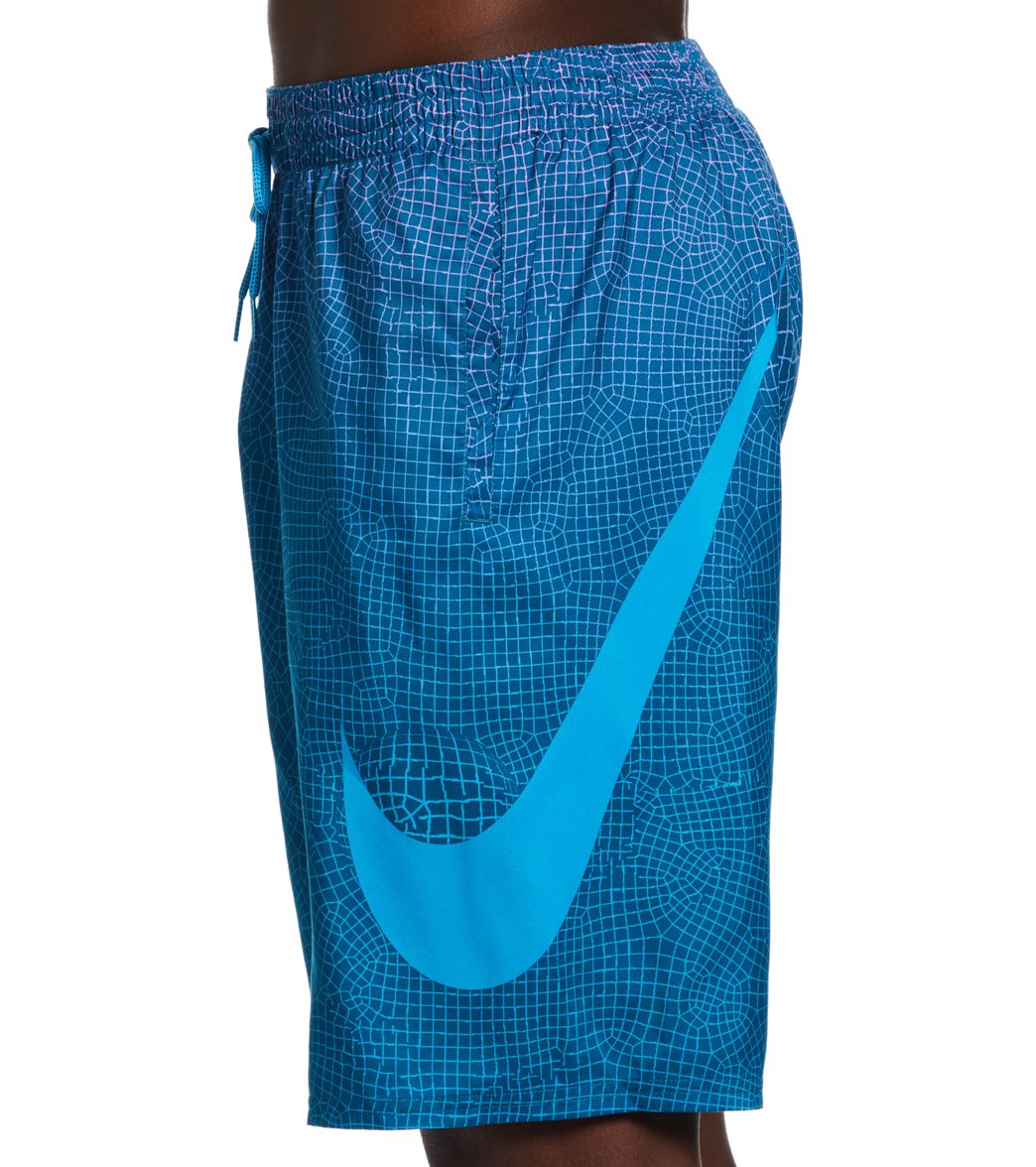 Nike Men's 20" Grid Swoosh Breaker Swim Trunks