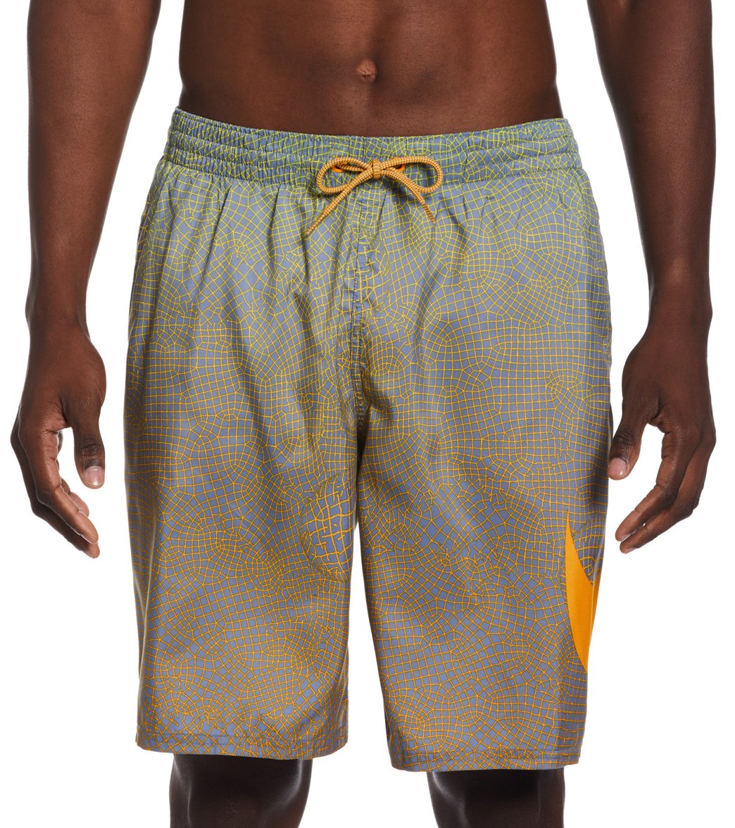 Nike Men's 20" Grid Swoosh Breaker Swim Trunks
