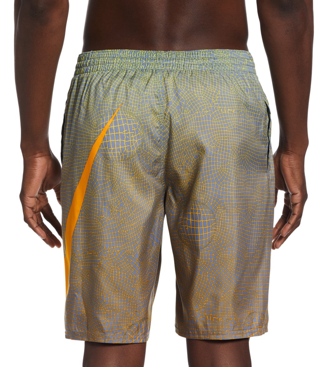 Nike Men's 20" Grid Swoosh Breaker Swim Trunks