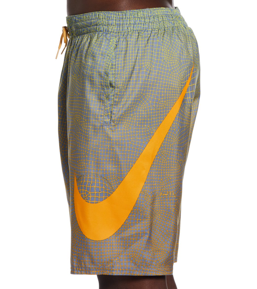 Nike Men's 20" Grid Swoosh Breaker Swim Trunks