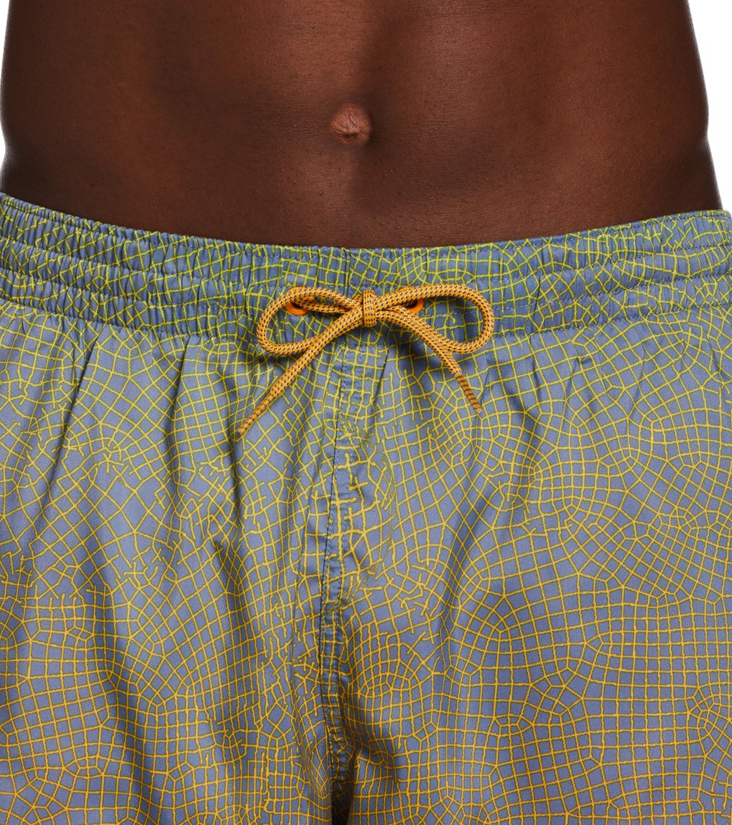 Nike Men's 20" Grid Swoosh Breaker Swim Trunks
