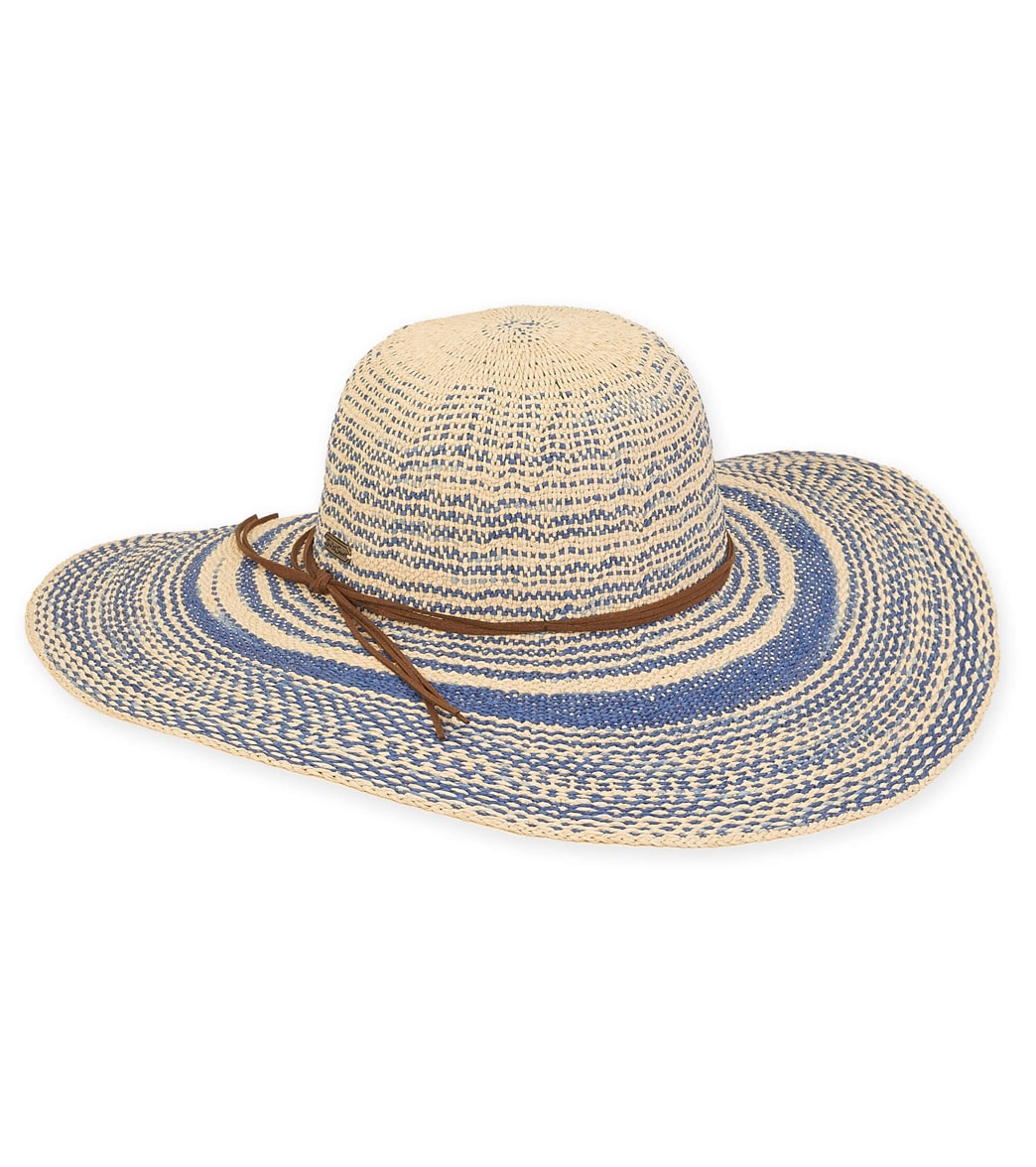 Sun N Sand Women's 5.25" Brm Paper Crochet Floppy Hat