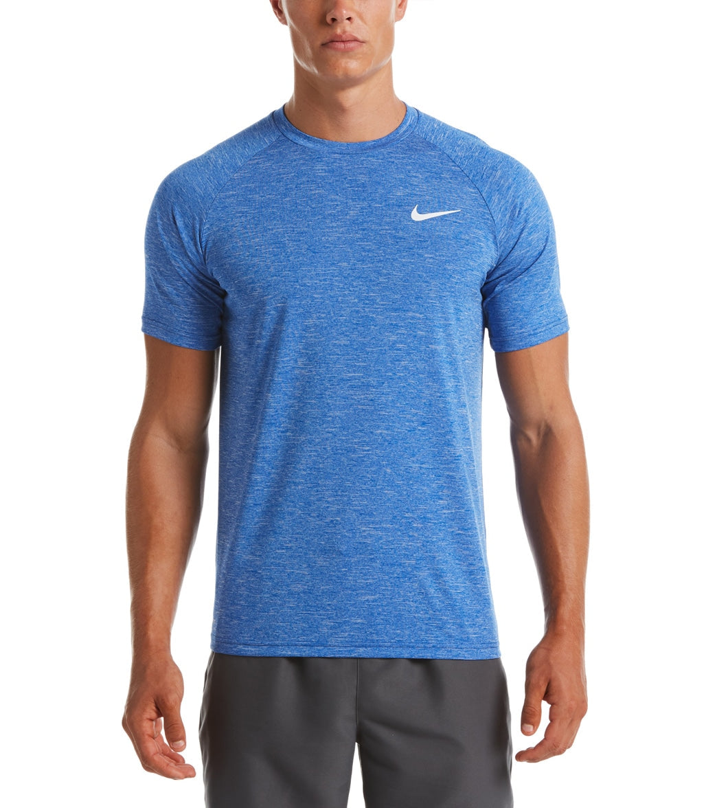 Nike Men's Heather Short Sleeve Hydroguard