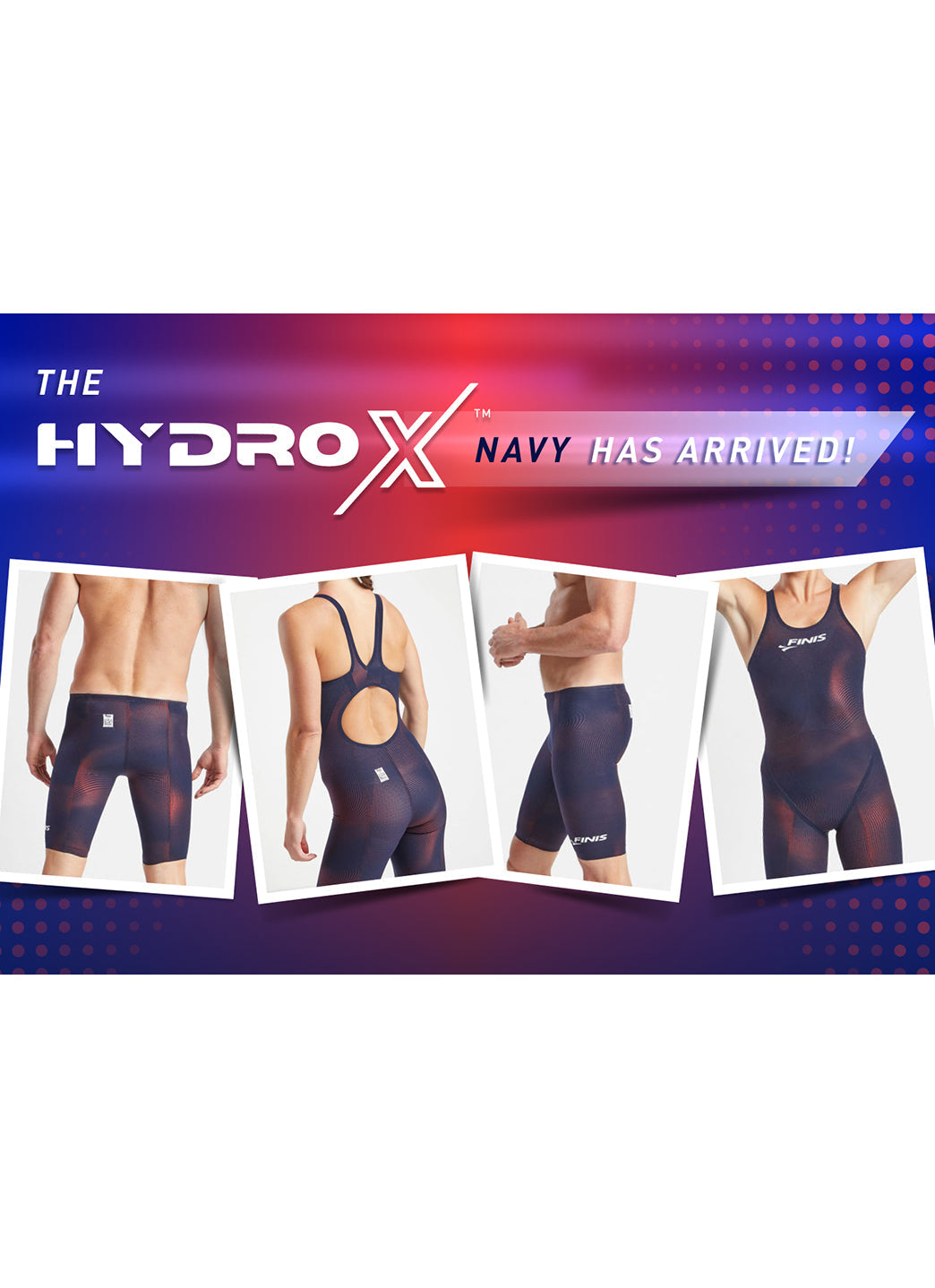 FINIS Women's HydroX Closed Back Kneeskin Tech Suit Swimsuit