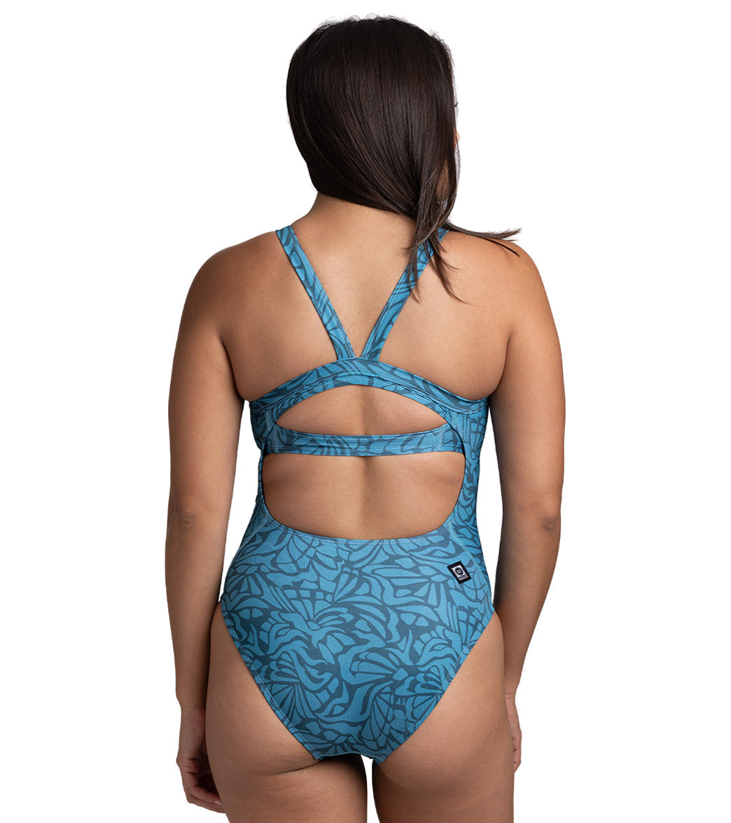 JOLYN Women's Caroline Wings One Piece Swimsuit