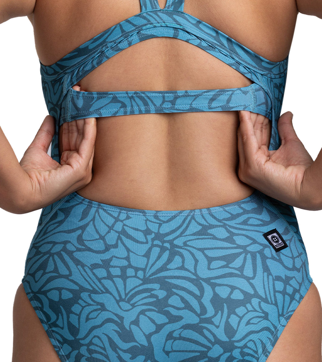 JOLYN Women's Caroline Wings One Piece Swimsuit