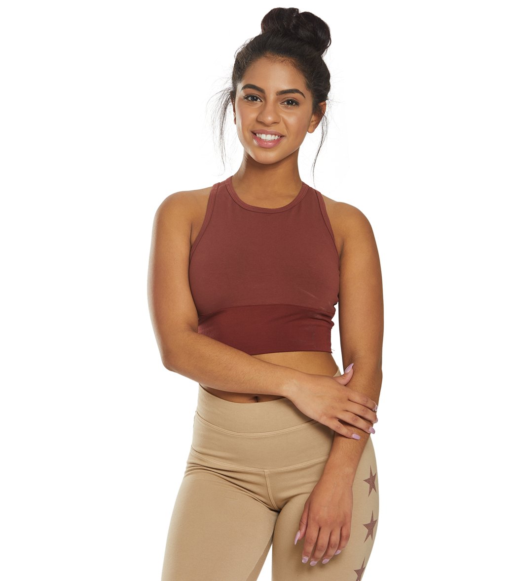 Hard Tail Wrap Back Yoga Crop Top