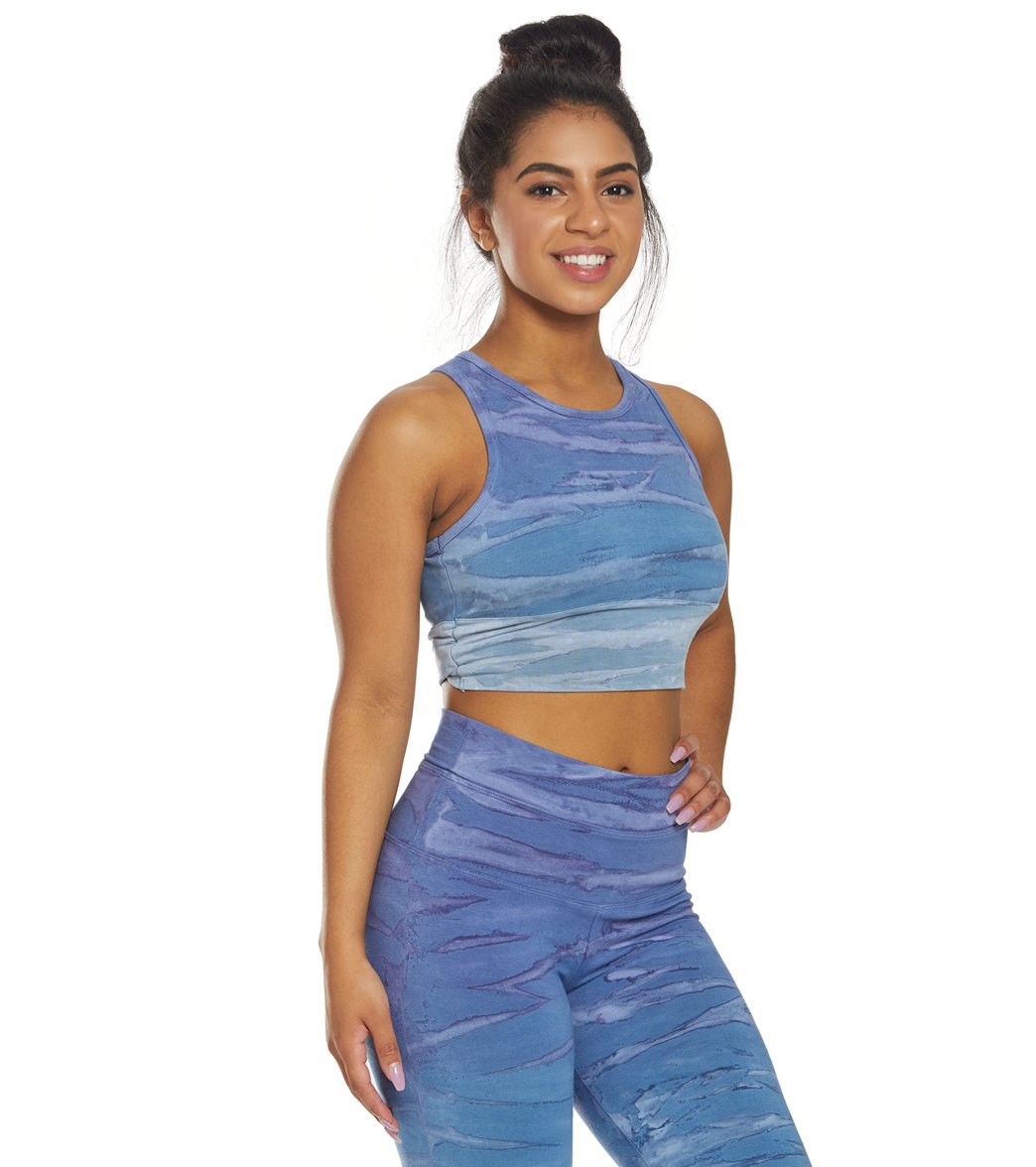 Hard Tail Wrap Back Yoga Crop Top