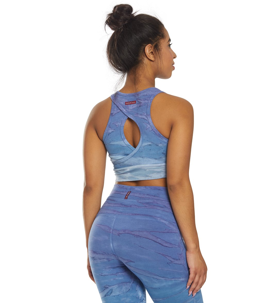 Hard Tail Wrap Back Yoga Crop Top