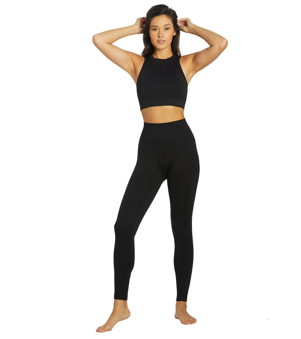 NUX One By One Seamless Yoga Crop Top