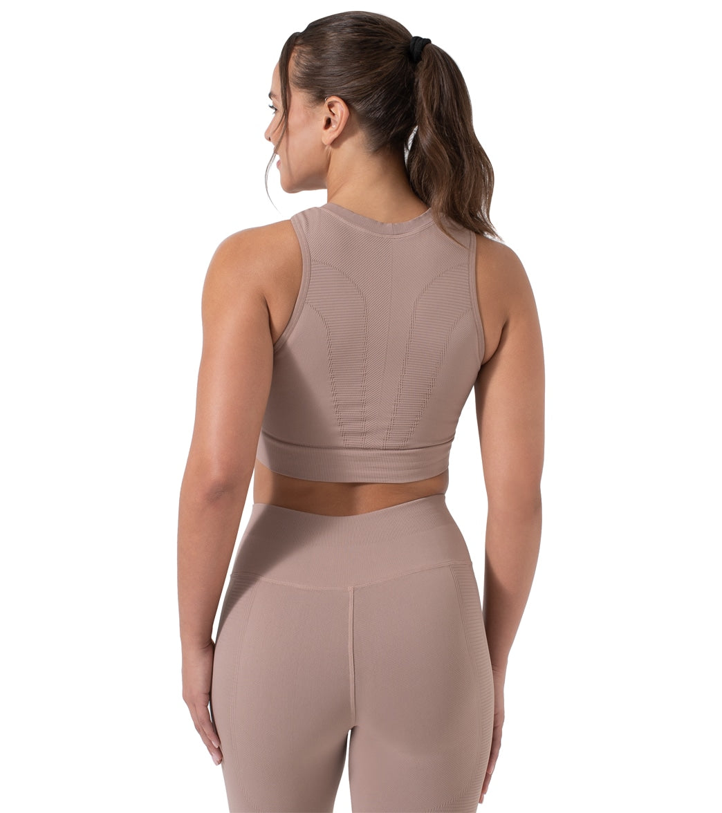 NUX One By One Seamless Yoga Crop Top