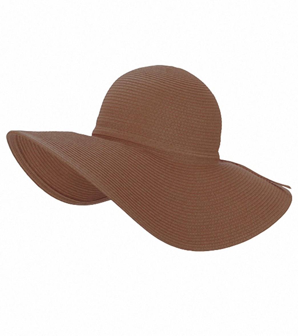 Sun N Sand Shoreline Hues Large Brim Straw Hat