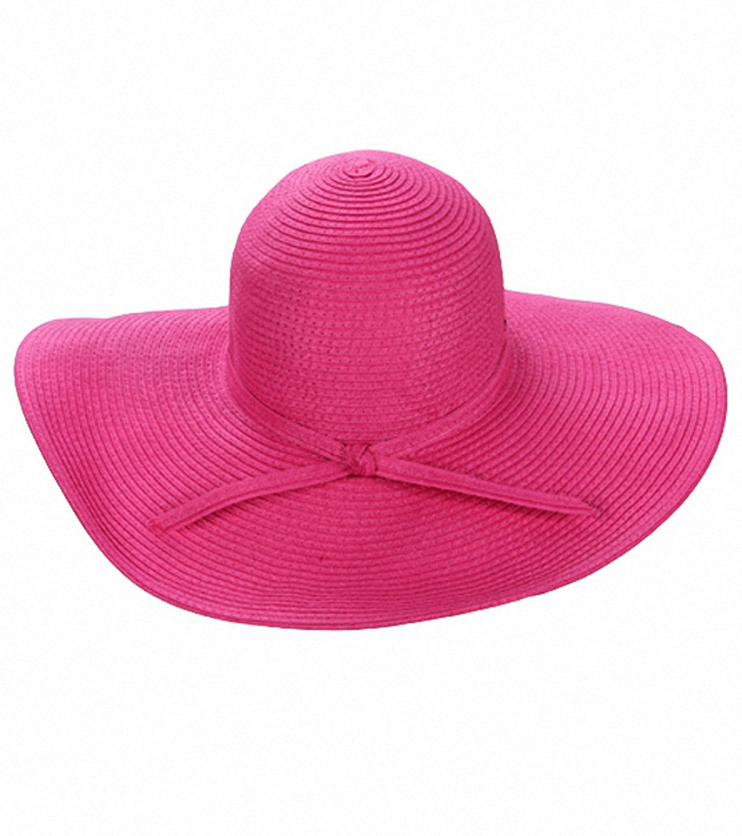Sun N Sand Shoreline Hues Large Brim Straw Hat