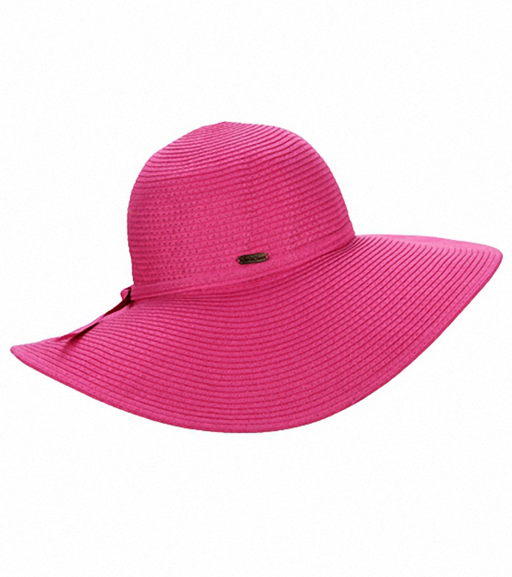 Sun N Sand Shoreline Hues Large Brim Straw Hat